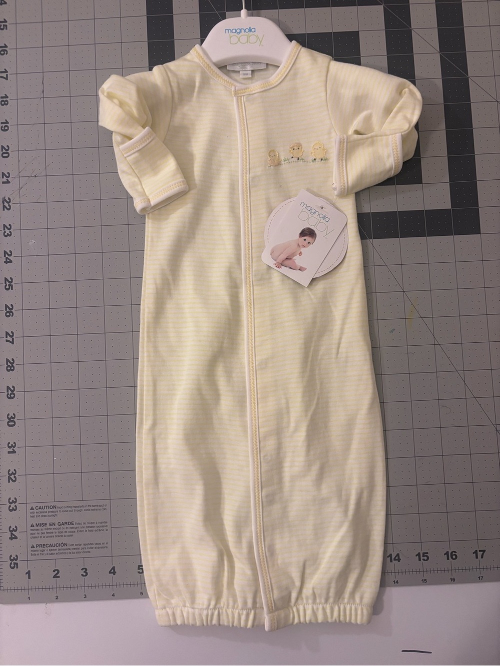 Magnolia Baby Yellow Convertible Gown